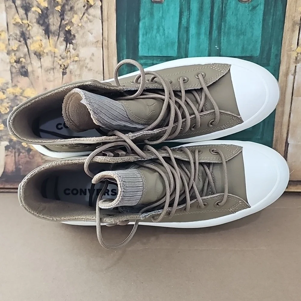 Converse CTAS Lugged 2.0 CC Leather Waterproof Boot BROWN A04634C Women 9 Men 7‎